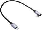 Akyga AK-USB-55 Lightning ferde adatkábel 30W, 60cm, fekete (AK-USB-55)
