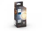 Philips Bec LED inteligent vintage Philips Hue Filament, Bluetooth, Zigbee, A60, E27, 7W (40W), 550 lm, lumina alba (2200-4500K)