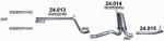 Polmostrow Kipufogó szett- SKODA Octavia III ( 1.6 TDI, 2012-2020) (SET-POL-24013-24014-24015)