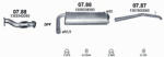 Polmostrow Kipufogó szett - FIAT Ducato IV ( 2.3 JTD, 2011-2019) (SET-POL-0788-0786-0787)