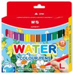 M&G Set 12 carioci M&G Jumbo, varf L, cerneaza pe baza de apa ACP901FT