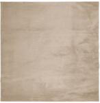 vidaXL HUARTE homokszínű rövid szálú puha és mosható szőnyeg 160x160cm (375059)