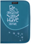 Herlitz Penar echipat cu 1 fermoar si 2 clape Herlitz 400211281, 34 piese, Motiv Be Creative (400211281) Penar