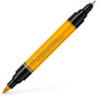 Faber-Castell Pitt artist pen dual marker galben crom inchis 109 Faber-castell - Set 4 (FC162109)