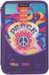 Herlitz Penar neechipat cu 3 fermoare Herlitz 400211301, Motiv Peace (400211301) Penar
