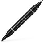 Faber-Castell Pitt artist pen dual marker negru 199 Faber-castell - Set 4 (FC162199)