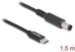 Delock Laptop töltőkábel USB Type-C apa - Dell 7, 4 x 5, 0 mm apa (87975) (87975) - pepita