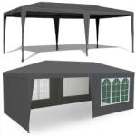 MultiGarden XL Градински Павилион Парти Палатка 3x6м, 6 Стени - Сив (TF3896)