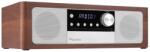 Audizio Lunata prémium DAB rádió, fa, ezüst - pepita Mini Hifi
