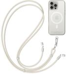 Satechi OntheGo Lanyard, USB-C, 60 W PD, 1, 5 m, Homokszín, USB-C nyakpánt kábel (ST-LOTGLW)