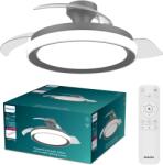 Philips Bliss ceiling fan with LED light and retractable blades - 3 blades - 106 cm wingspan - 4, 500 lumens - adjustable. Light (3, 000 K to 6, 500 K) - dimmable up to 5% - black - 09604300 (09604300)