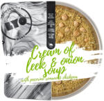 Lyo food Cream of Leek & Onion Soup with Pecorino Romano and Chickpeas