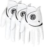 Footjoy Mănuși de golf Footjoy WeatherSof Mens White/Black (3 Pack) Mâna stângă, S