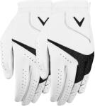 Callaway Mănuși de golf Callaway Weather Spann 2-Pack 23 Mens White Mâna stângă, XL
