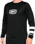  Tricou de ciclism pentru copii R-Core Youth Jersey Black/White M