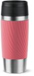 Tefal Termos Tefal Travel Mug Classic N2024410, 0.36 L, pastrare la rece 12 ore, pastrare la cald 6 ore, roz & argintiu (N2024410)