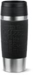 Tefal Termos Tefal Travel Mug Classic N2022010, inox, 0.5 L, 100% etanș, functie Quick Press, argintiu & negru (N2022010)