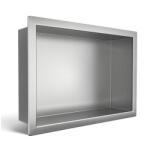 BALNEO Raft incastrat dreptunghiular Balneo Wall-Box One cu rama 30x20x10 cm inox (B0101010110-1)