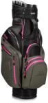 Big Max Cart bag pentru golf Big Max Dri Lite Silencio 3 Charcoal/Black/Fuchsia