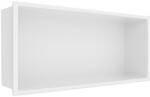 BALNEO Raft incastrat dreptunghiular Balneo Wall-Box One cu rama 45x20x10 cm alb mat (B0101050210-2)