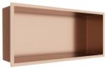 BALNEO Raft incastrat dreptunghiular Balneo Wall-Box One cu rama 45x20x10 cm cupru lucios (B0101040310-2)