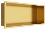BALNEO Raft incastrat dreptunghiular Balneo Wall-Box One cu rama 45x20x10 cm auriu lucios (B0101030310-2)