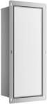 BALNEO Raft incastrat pentru perie WC Balneo Wall Box S otel inoxidabil deschidere stanga finisaj alb 54 cm (B0401070504-01)