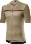 Castelli Tricou de ciclism pentru bărbați Unlimited Jersey Dark Sand/Bordeaux L