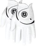Footjoy Mănuși de golf Footjoy WeatherSof Mens White/Black (2 Pack) Mâna stângă, M