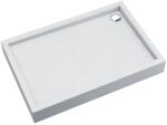 Schedpol Medium White Stone téglalap alakú zuhanytálca 120x80 cm fehér 3.4738/B/ST (34738BST)