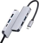 TECHLY IADAP USB31-DOCK1 stații de andocare și replicatoare de porturi pentru calculatoare portabile USB 3.2 Gen 1 (3.1 Gen 1) Type-C Alb (IADAP USB31-DOCK1)