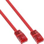 InLine Cablu de retea RJ45 flat Cat. 6 UTP 10m Rosu, InLine IL71600R (IL71600R)