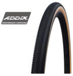 Schwalbe G-One Allround Perf HS473 28x1, 5 (40-622) gravel külső gumi (köpeny). kevlárperemes, defektvédett (RaceGuard), Addix, TL-Ready (TLE), bézs oldalfallal, E25, 485g