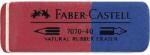 Faber-Castell Faber-Castell: Kaucsuk radír kék/piros ceruzához és tollhoz (7070-40) - innotechshop