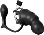 Pipedream Anal Fantasy Elite - dopă anală și cușcă pentru penis (negru) (603912755183)