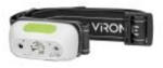 VIRONE LT-1 LED fejlámpa érintésmentes kapcsolóval és USB töltővel, 5W, 230lm, 1200mAh Li-ion akkumulátorral, mozgatható lámpafejjel (LT-1)