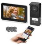Philips 531046P Philips WelcomeEyeConnect 3, videós kaputelefon szett, kézibeszélő nélküli, 7"-os LCD érintőképernyővel, Wi-Fi + alkalmazással, memóriakártya-nyílással, 3K kamerával, proximity kártya- és címk