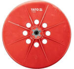 TOYA Tépőzáras kerek csiszolótalp falcsiszolóhoz 225 mm YT-82353 (82353) (YT-82353)