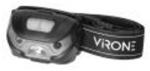 VIRONE LT-6 LED 3W-os fejlámpa, 120lm, 1200mAh Li-Po, mozgatható fejjel (LT-6)
