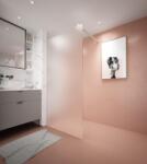 Erga Paris, Beépíthető zuhanyfal 160x200 cm, 8 mm-es matt üveg, fehér profil, ERG-V02-PARIS-160x200-FR-WH (ERG-V02-PARIS-160X200-FR-WH)