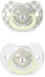 Suavinex Suzetă fiziologică Suavinex SX Pro fosforescentă, 0-6 luni, 2 buc. - Culori variate (8426420904667)