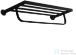 ramonsoler ERGOS XL 66 cm-es törölközőtartó polc, matt fekete 99Z306202 (99Z306202)