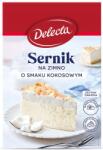 Delecta Hideg sajttorta kókusz ízű instant krém gyors keverék 200g