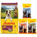 Josera Mini Felnőtt Bárány 10kg 3x Denties jutalomfalat 180g Kutyaeledel