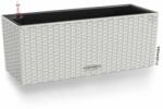 Lechuza BALCONERA Cottage 40 cm műanyag balkonláda light grey