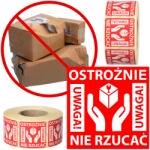 ToolSpace Címke Óvatosan Ne Dobja El öntapadós csomag matricák futár x1000db (9979)