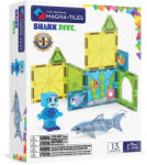 Magna-Tiles Mágneses építőjáték Shark Dive 13 darab (MT-262013SD)