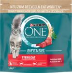 ONE Sterilcat különlegességek - Marhával és teljes kiőrlésű gabonával - 1, 40 kg
