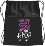 St. Majewski K-POP tornazsák, 43x34cm, St. Right, fekete, You are what you listen to (MJK-301162) - mesescuccok