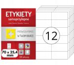Dalpo 105x48 mm öntapadós címkék fehér A4 100 laphoz 1200 címke Dalpo (EYA-1A-A16ML)